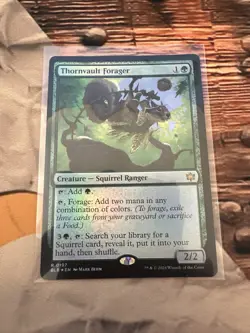 FOIL - MTG Thornvault Forager #197 - Bloomburrow - Image 1