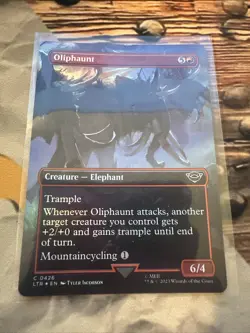 Oliphaunt (Borderless) Universes Beyond: The Lord of the Rings: Foil! MTG! - Image 1