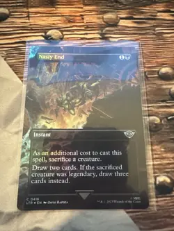 Nasty End (Borderless) Universes Beyond: The Lord of the Rings: Foil MTG #0416! - Image 1