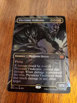 Phyrexian Vindicator OIL SLICK FOIL 347 Mythic M MTG Phyrexia: All Will Be One - Image 1