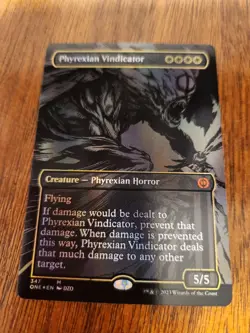 Phyrexian Vindicator OIL SLICK FOIL 347 Mythic M MTG Phyrexia: All Will Be One - Image 2