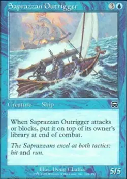Saprazzan Outrigger x1 - Mercadian Masques - NM-Mint, English - Mercadian Masque - Image 1