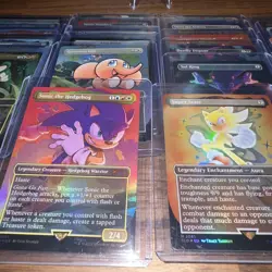 IN HAND! MtG Secret Lair x SONIC: Complete FOIL Set Opened With M&E Shrine - Image 2