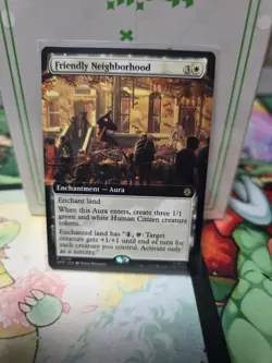 Friendly Neighborhood Extended Art Marvel's Spider-Man Rare (SPM) MTG - Image 1
