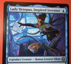 MTG: SPIDER-MAN, LADY OCTOPUS ,INSPIRED INVENTOR, 0035, REGULAR, RARE, NM, SPM - Image 2