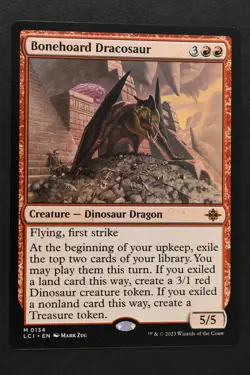 Magic The Gathering: Bonehoard Dracosaur - LCI - Mythic - NM Unplayed - MTG - Image 1