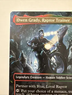 Owen Grady, Raptor Trainer (Borderless) Universes Beyond: Jurassic Pikachu World - Image 2