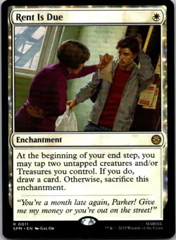 Rent Is Due R Enchantment Marvel's Spider-Man 11 NM - Image 1