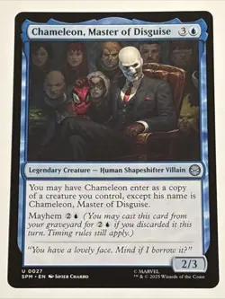 MTG Universes Beyond: Spider-man Chameleon, Master of Disguise 0027 NM - Image 1