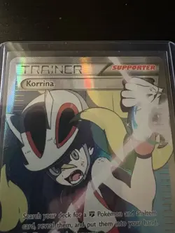 Pokemon TCG XY Furious Fists Korrina 111/111 Full Art Ultra Rare Holo. - Image 2
