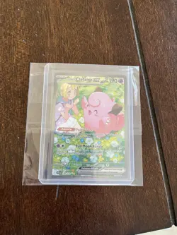 Pokemon TCG Lillie's Clefairy EX 184/159 Sv09: Journey Together SIR pack fresh - Image 3