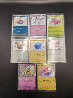 Pokemon S&V Paldean Fates Baby Shiny Lot Of 8 - Image 1