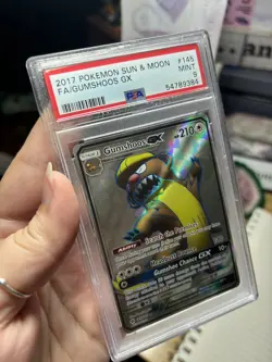 2017 Pokemon Sun & Moon Gumshoos GX Full Art #145/149 - PSA 9 Mint - Image 3