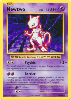 Mewtwo 51/108 XY Evolutions Pokemon TCG Rare - Image 1