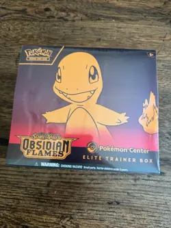 Obsidian Flames Pokemon Center ETB Elite Trainer Box Sealed - Charmander Promo - Image 1