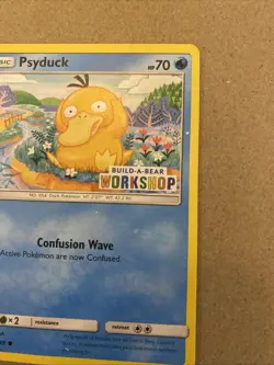 Psyduck 28/149 Build-A-Bear Workshop Stamped Sun & Moon Pokemon TCG - Image 3