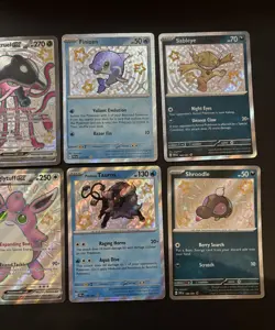 Lot Of 8 Baby Shiny Pokemon TCG Scarlett And Violet Paldean Fates NM/M - Image 4