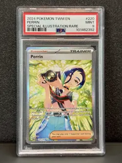 PSA 9 Perrin 220/167 Twilight Masquerade Holo Special Illustration Rare Pokemon - Image 1