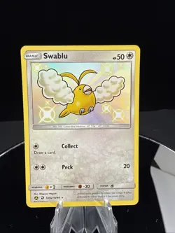 Swablu - SV42/SV94 - Hidden Fates: Shiny Vault - Holo Rare - Pokemon TCG 2019 - Image 1