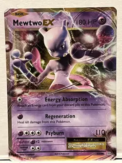 (x3) Pokemon TCG Mewtwo-EX XY Evolutions 52/108 Holo Holo Rare EX - Image 4
