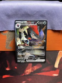 N's Zoroark EX 185/159 Journey Together Special Illustration Rare Pokemon TCG - Image 1