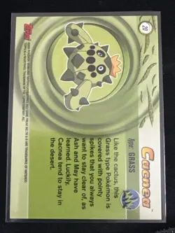 Cacnea #20 Pokemon Topps Advanced Holo - Image 2