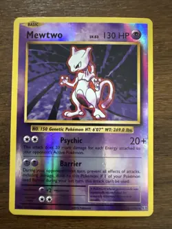 Pokemon TCG Mewtwo 51/108 Reverse Holo Rare Evolutions XY Near Mint - Image 1