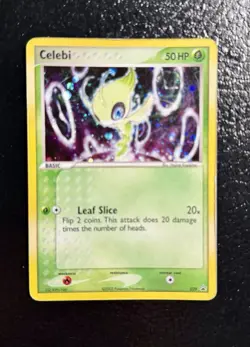 2005 Pokemon TCG Celebi 029 Holo Rare Black Star Promo Pokemon - Image 1