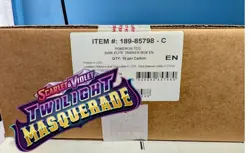 Pokemon Twilight Masquerade ETB 1x Case Factory SEALED (10x ETB BOXES) - Image 1
