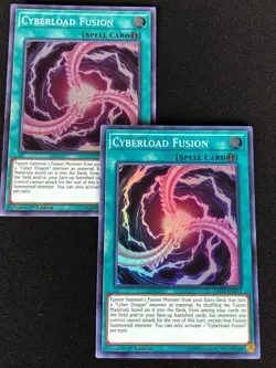 YUGIOH CYBERLOAD FUSION LED3-EN014 1ST SUPER X2 (NM) - Image 1