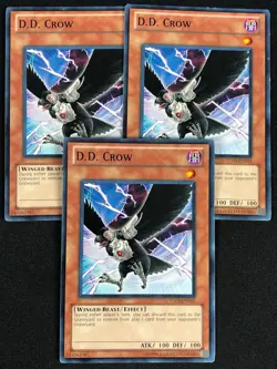 YUGIOH D.D. CROW TU03-EN013 COMMON X3 (LP) - Image 1