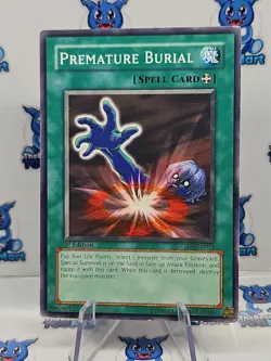 Premature Burial - SD3-EN018 - Common - 1st Edition Yugioh LP - Image 1