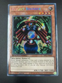 YuGiOh Reflect Bounder SBC1-ENE04 Secret Rare 1st Edition Streets of Battle City - Image 1