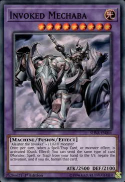 Invoked Mechaba - Super Rare 1st Edition SHVA-EN041 - NM - YuGiOh - Image 1