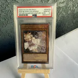 PSA 10 Ash Blossom And Joyous Spring Yu-Gi-Oh! RA01-EN008 Quarter Century SCR - Image 1