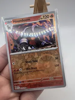 Houndoom 034/198 Reverse Holo Card : Scarlet & Violet Pokemon TCG NM/M - Image 3