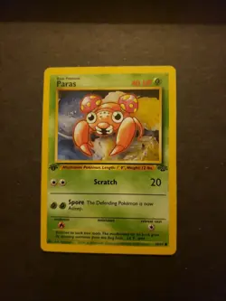 1999 WOTC TCG Paras #59/64 Jungle Set Pokemon Card First Edition - Image 1