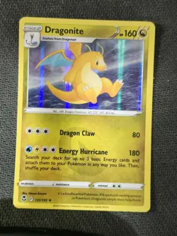 DRAGONITE - 131/195 - SILVER TEMPEST - HOLO RARE - POKEMON CARD - Image 1