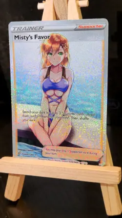 Pokemon Misty Trainer Story Anime Waifu Foil Card - Image 3