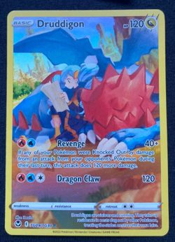 Pokemon Card Druddigon TG09/TG30 Trainer Gallery Silver Tempest NM - Image 1