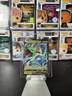 Rayquaza V 100/159 - Crown Zenith - Ultra Rare Holo Pokemon Card Near Mint NM - Image 1