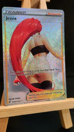 Pokemon Jessie Trainer Story Anime Waifu Foil Card - Image 2