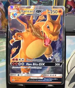 Charizard GX SM211 SM Black Star Promo 2019 Holo Foil Rare Pokemon TCG Card - NM - Image 1