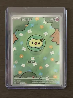 Solosis Illustration Rare 118/086 Black Bolt Pokemon Card English Near Mint - Image 1
