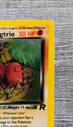 Pokemon Dark Dugtrio Team Rocket Holo Card 6/82 Rare - Image 3