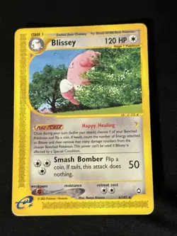 Blissey 006/147 Aquapolis Rare Pokemon Card! Excellent Condition! - Image 1