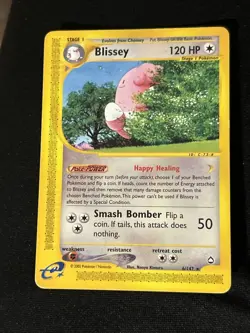 Blissey 006/147 Aquapolis Rare Pokemon Card! Excellent Condition! - Image 3