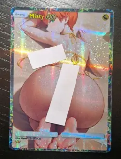 Pokemon Misty Trainer Story Anime Waifu Foil Card - Image 1