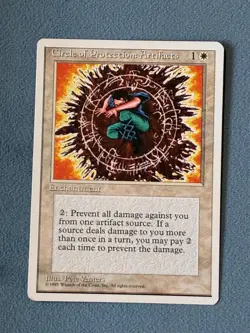 Circle of Protection: Artifacts, Fourth Edition, Magic the Gathering MTG - Image 1