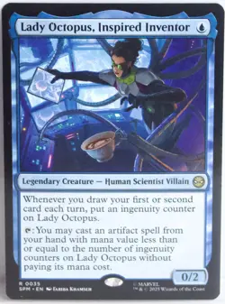 Lady Octopus, Inspired Inventor [New, Near Mint] Rare {Spider-man MTG} - Image 1